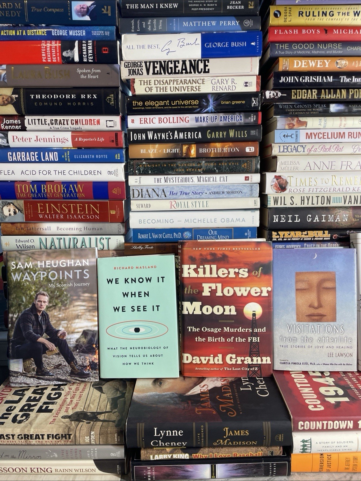 10 Pounds Assorted Non-Fiction Hardcover Books Mass Market Various Sub Genres