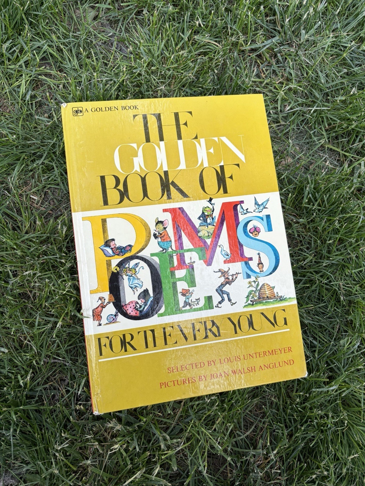 Golden Book of Poems For the Very Young 1971 HB Untermeyer/Joan Walsh Anglund