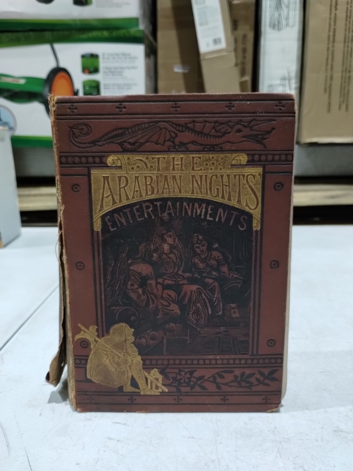 Antique “The Arabian Nights’ Entertainments” Book, 796 Pages