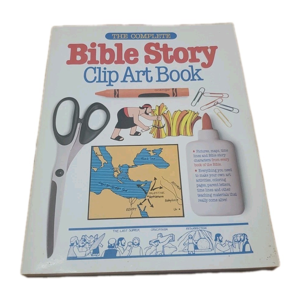 THE COMPLETE BIBLE STORY CLIP ART BOOK By Gospel Light Publications