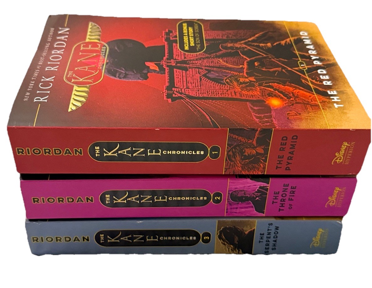 Rick Riordan The Kane Chronicles Box Set Paperback Disney Hyperion Bonus Story