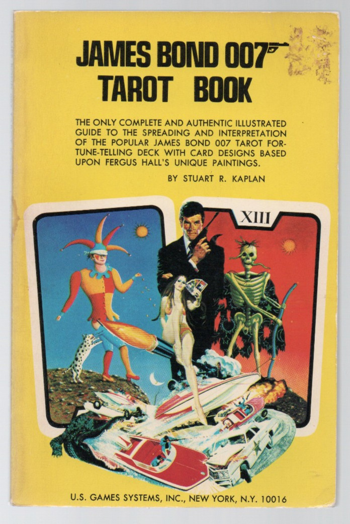 James Bond 007 Tarot Book Stuart Kaplan PB 1973 Fergus Hall