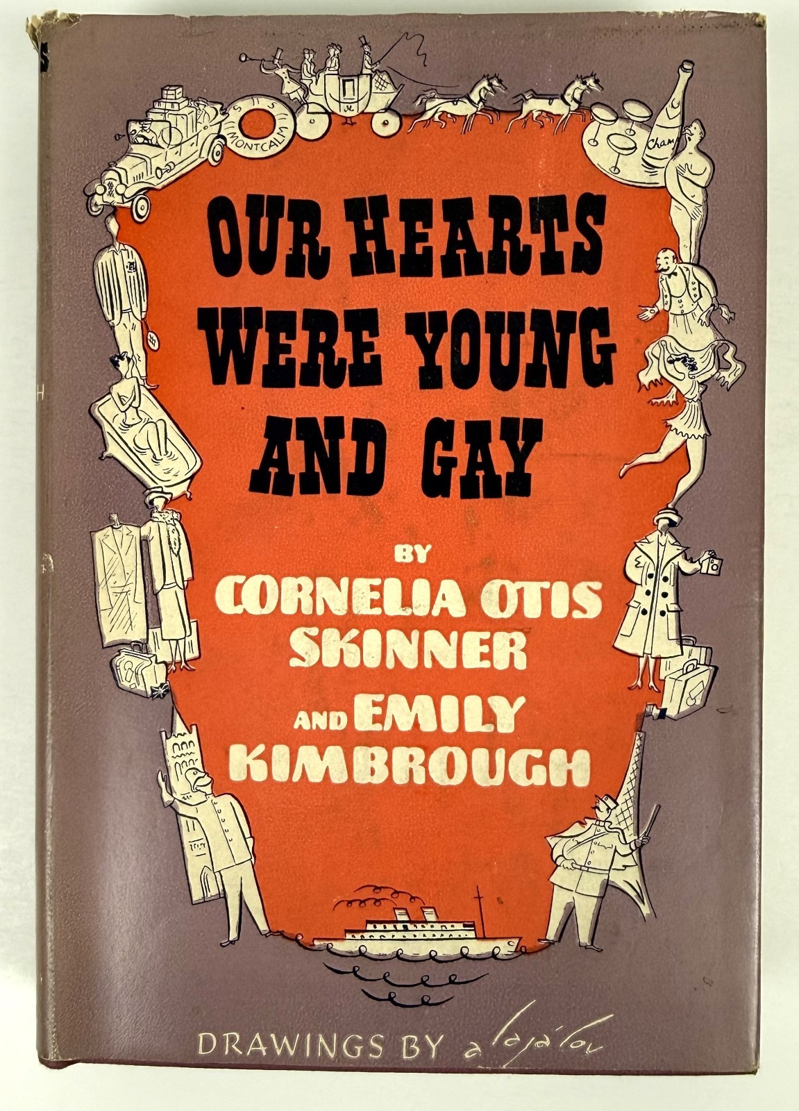 Our Hearts Were Young And Gay 1944 Dodd Mead HC Dust Jacket Skinner Kimbrough