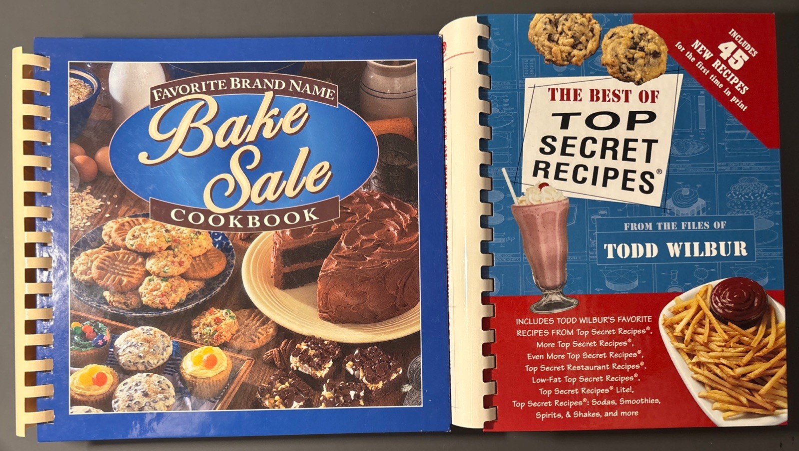 1990s-2000s Brand Name/Restaurant Cookbook Lot, Bake Sale, Top Secret Recipes