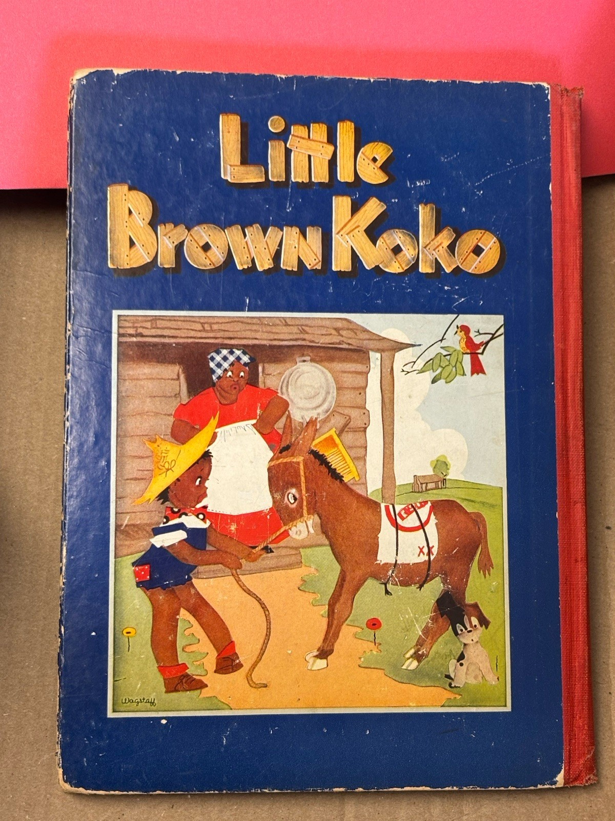 Vintage Little Brown Koko 1940 Children Book Blanche Seale Hunt Rare Americana