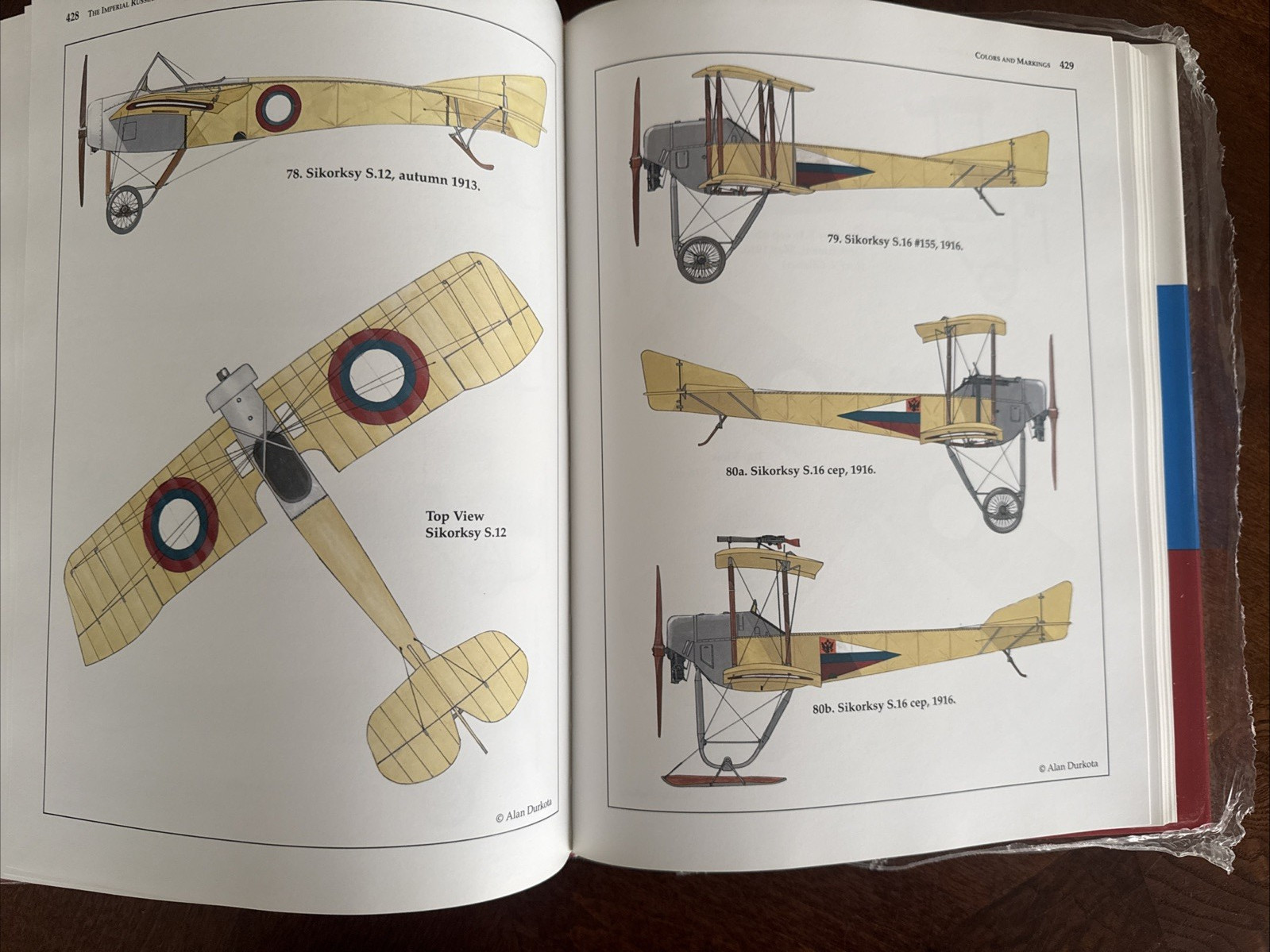 Imperial Russian Air Service Famous Pilots and Aircraft World War I WW1 1995 HC