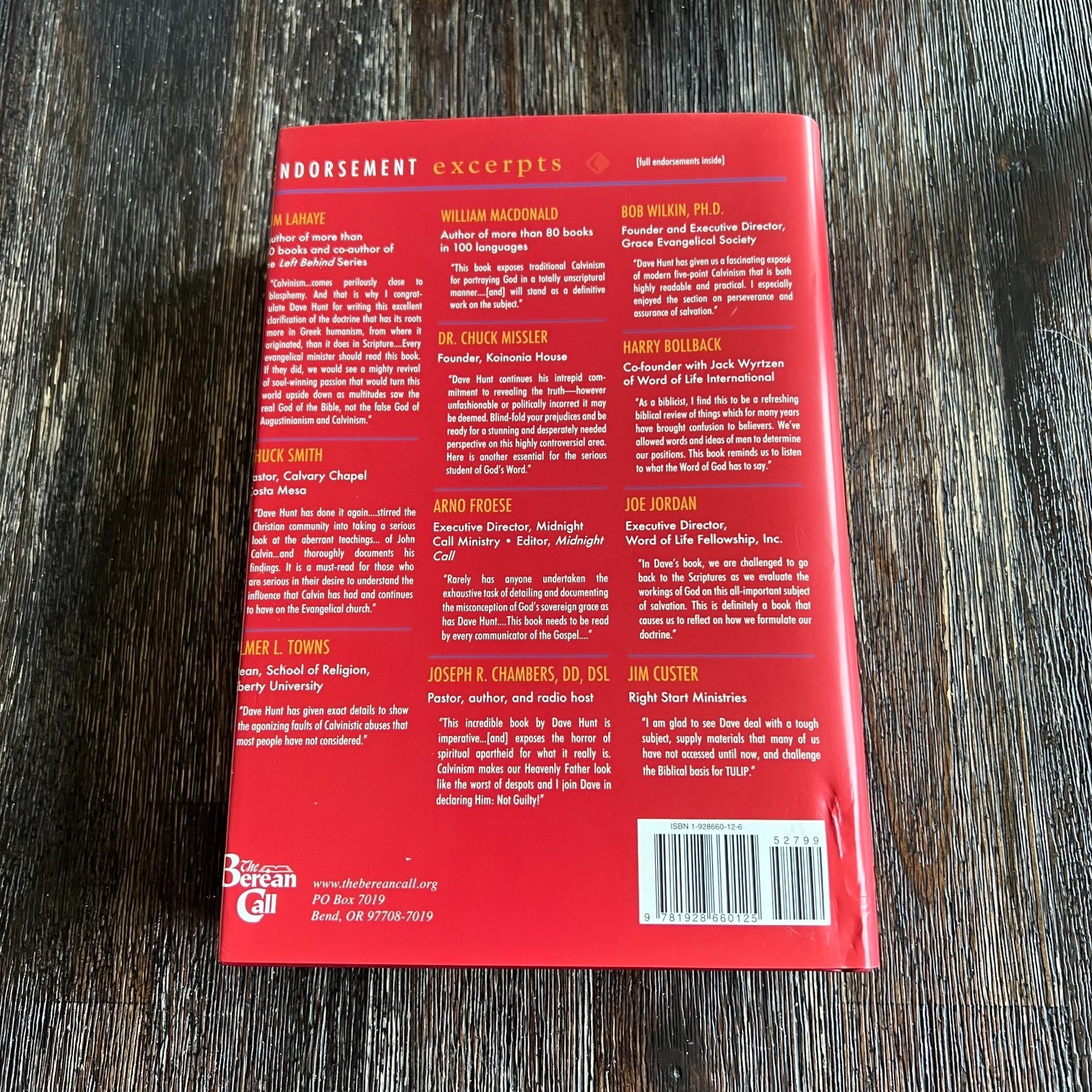 What Love Is This Calvinism’s Misrepresentation of God Dave Hunt Hardcover Book
