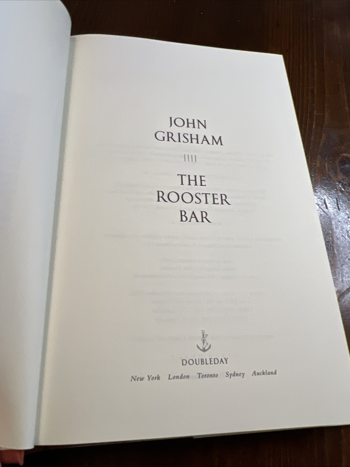 The Rooster Bar A Novel John Grisham
