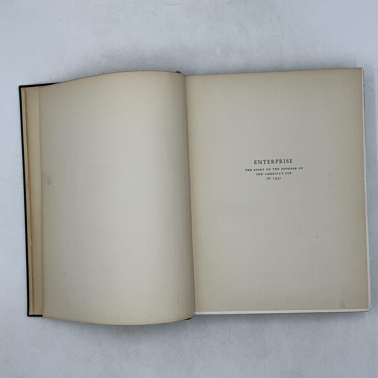 ENTERPRISE Harold S. Vanderbilt 1931 HC Charles Scribner’s Sons Blue