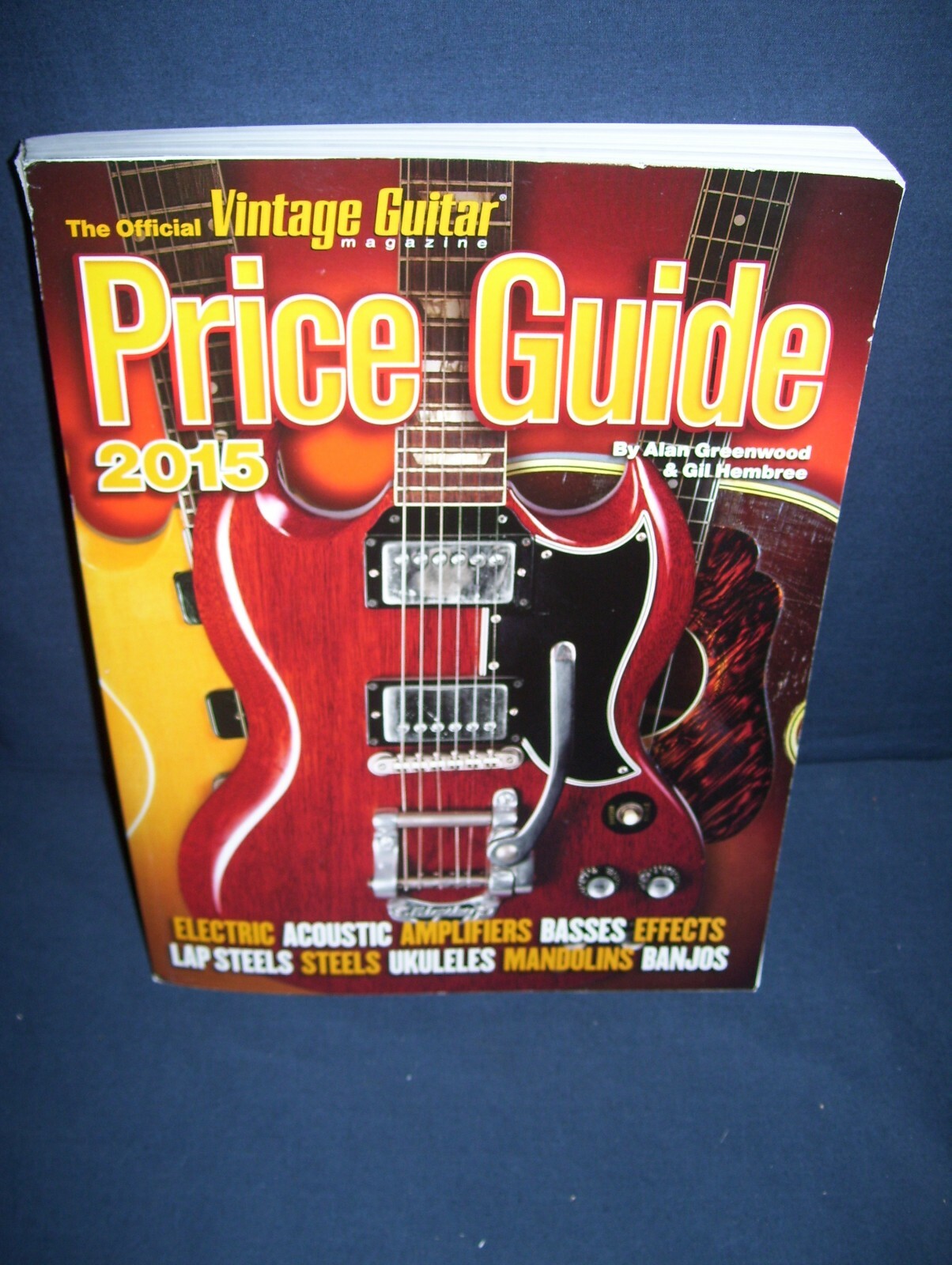Vintage Guitar Magazine 2015 Price Guide Used Softcover Alan Greenwood