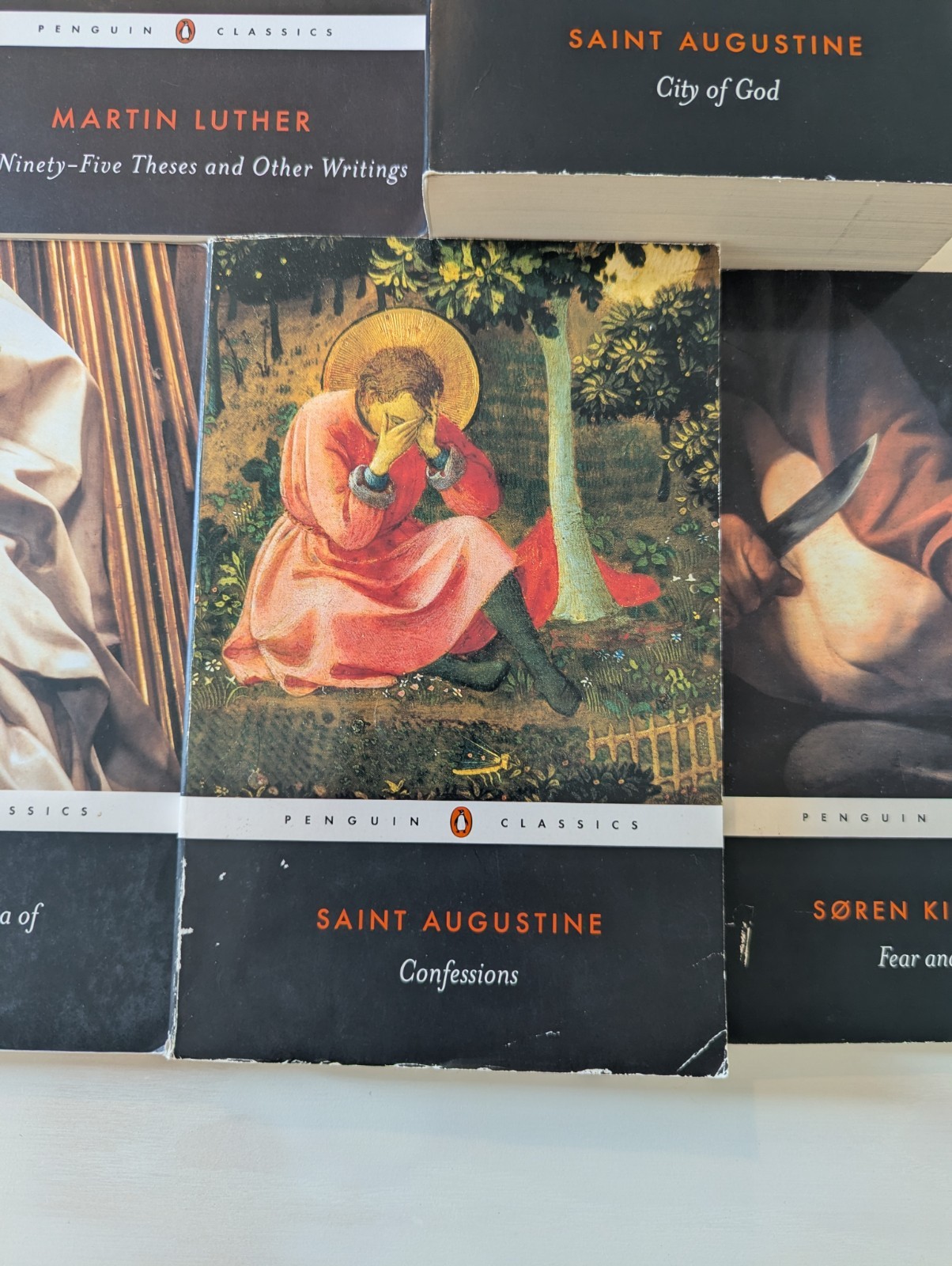 Lot of 5 Penguin Classics Books Christian Theology Religion Augustine Luther