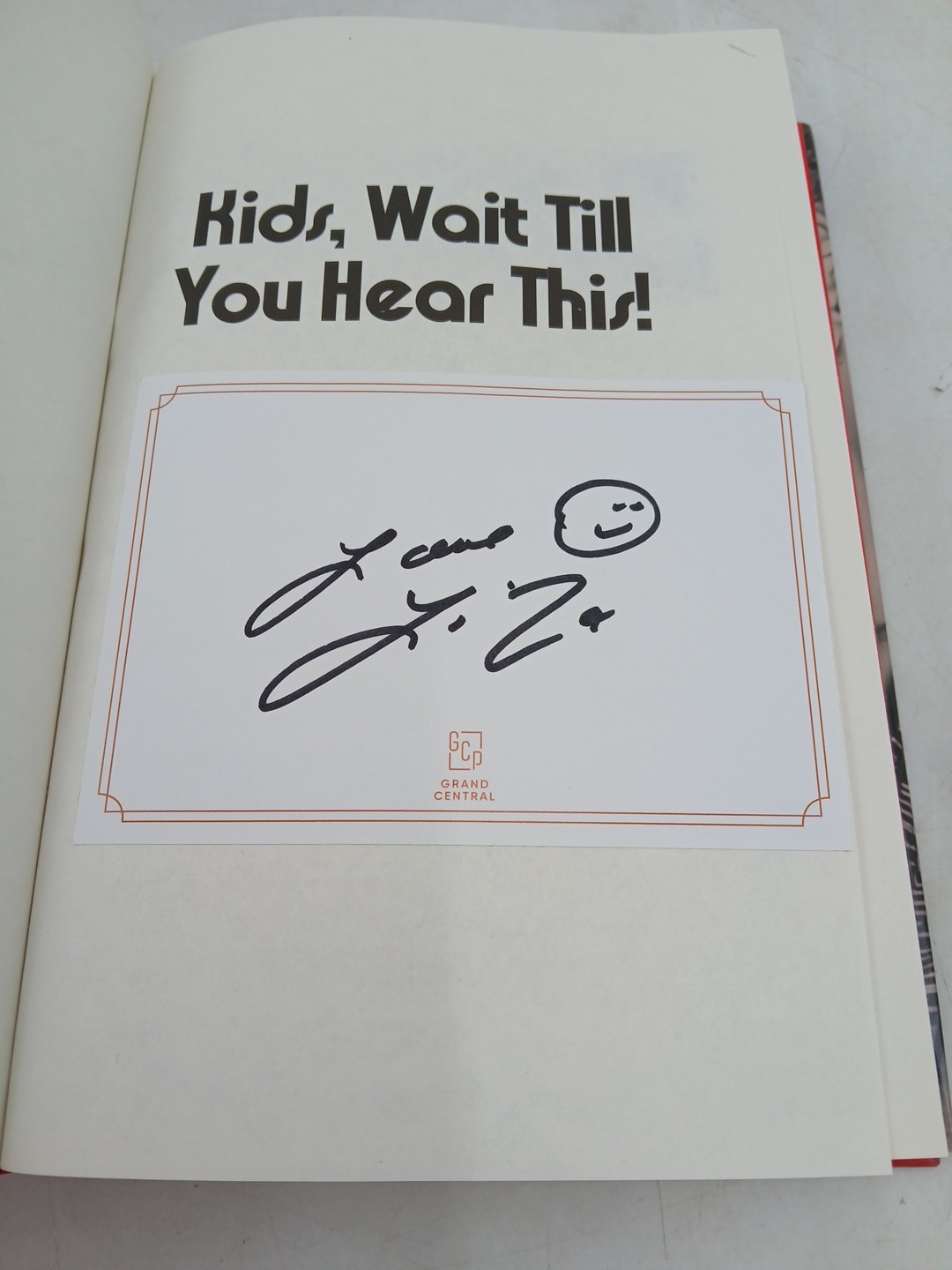 SIGNED ~ KIDS, WAIT TILL YOU HEAR THIS! – Liza Minnelli (2026 Hardcover) 1st/1st