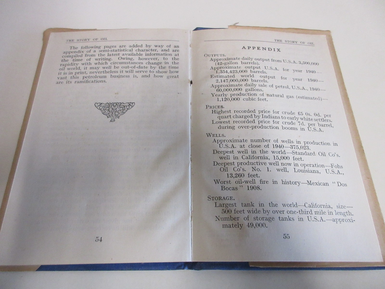 The Story of Oil – by W J Roberts – Petroleum Industry Review – 56 Pages – 1943