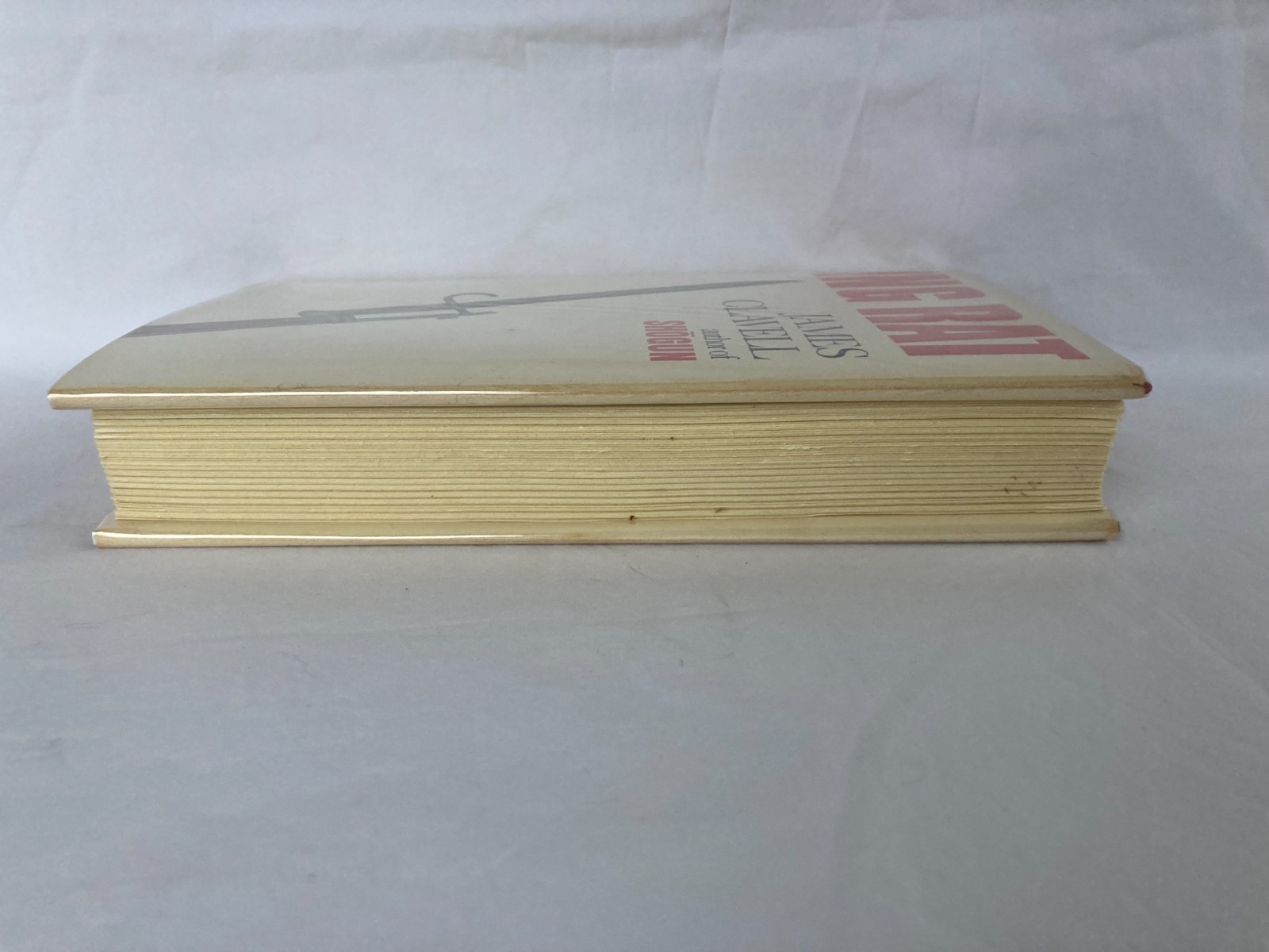 King Rat – James Clavell – 1962 BCE HC Atheneum DJ + Clear Cover