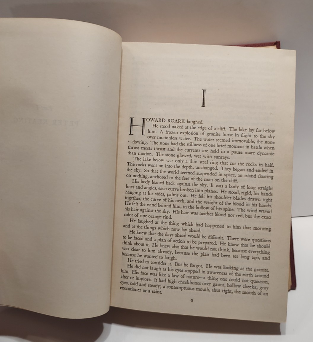 The Fountainhead by Ayn Rand First Edition Early Printing w/ Uncorrected Errors