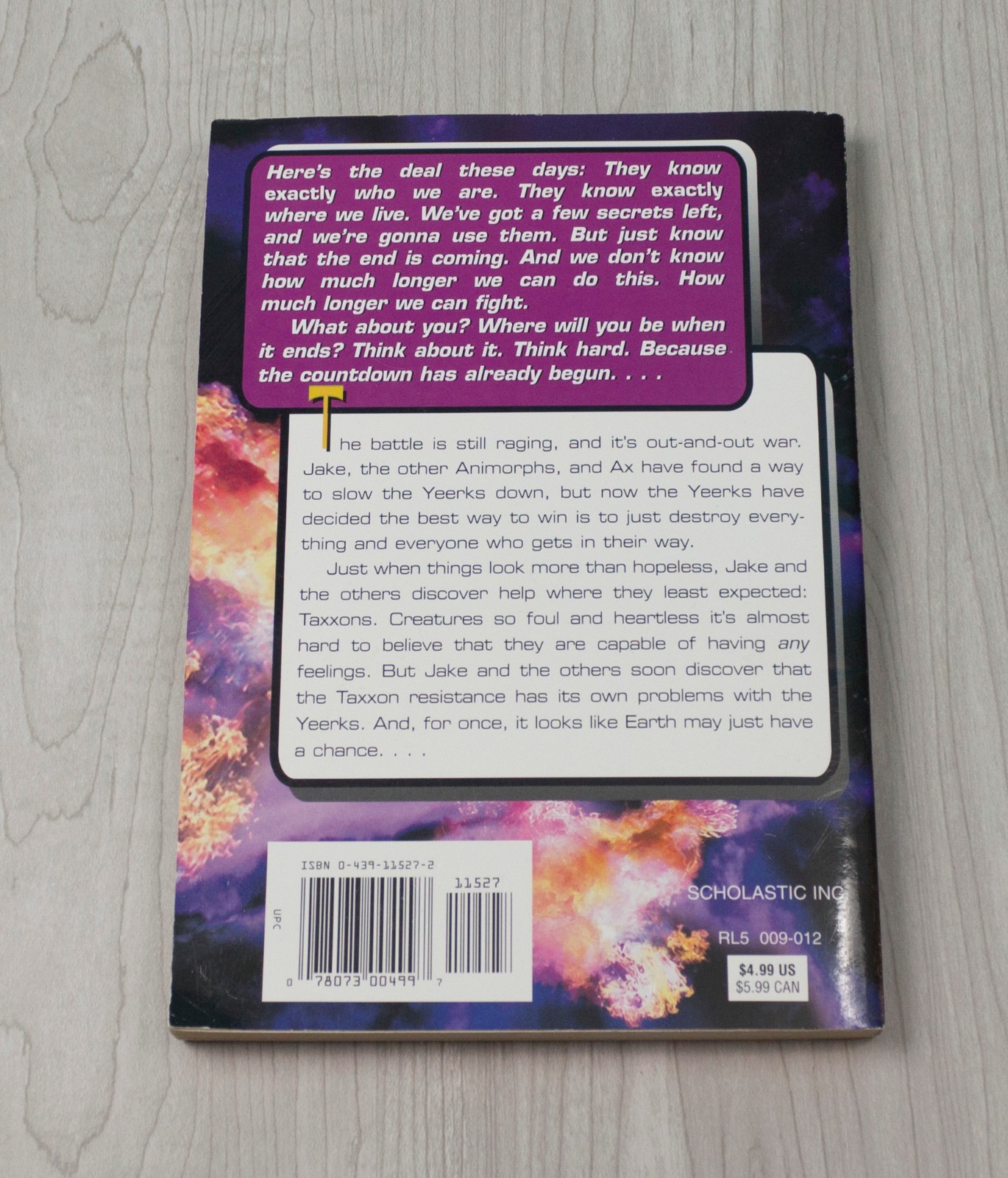 Animorphs #53 – The Answer by K. A. Applegate (2001, Trade Paperback)
