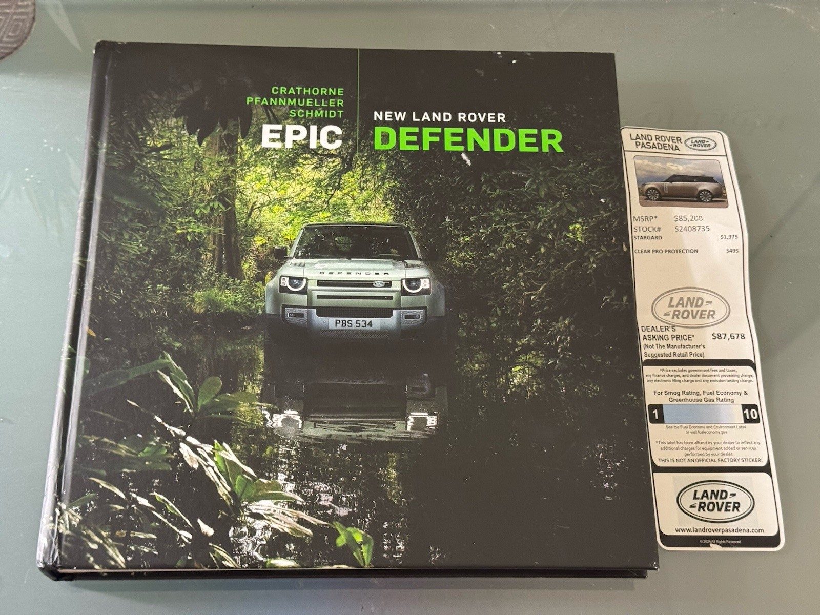 Epic New Land Rover Defender Limited Edition English Hardcover Book