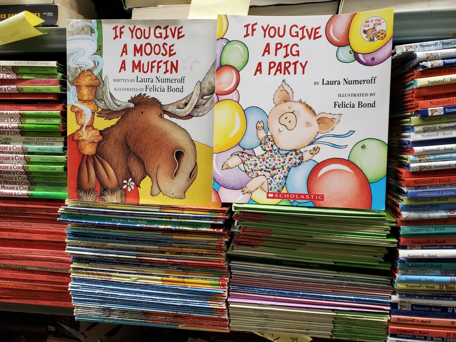 Lot of 5 If You Give a Mouse A Cookie Series Books by Laura Numeroff “RANDOM”