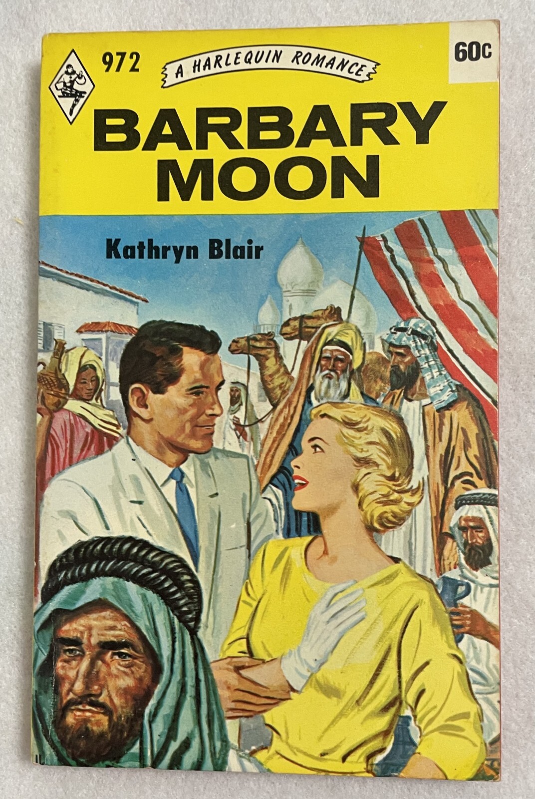Vintage Harlequin Romance #972, Barbary Moon by Kathryn Blair, A152