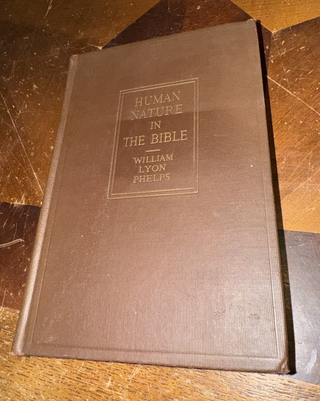 Human Nature and The Gospel By William Lyon Phelps 1922 Charles Scribners HC VTG