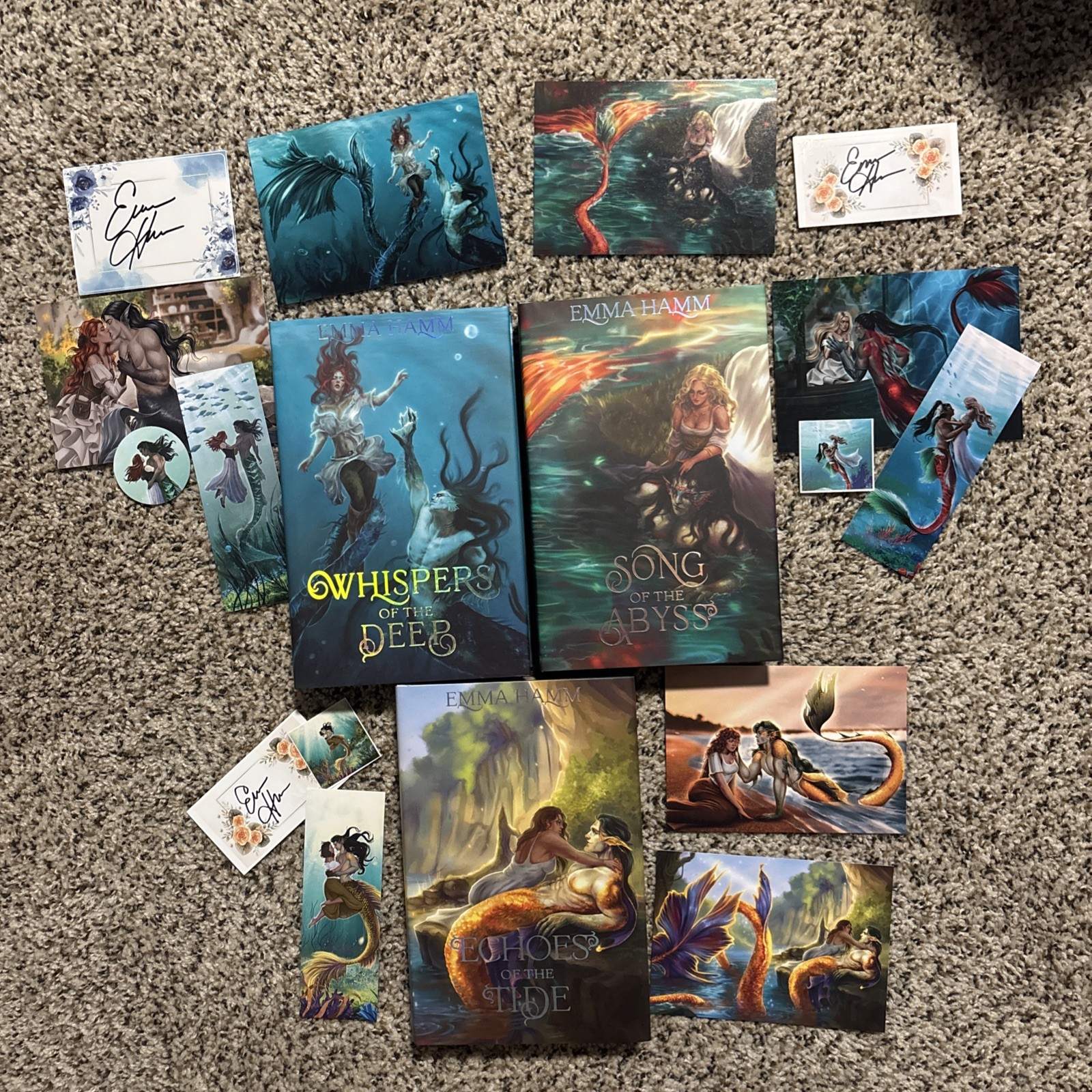 Emma Hamm – Deep Waters Books 1-3 – Aurora Crate Editions