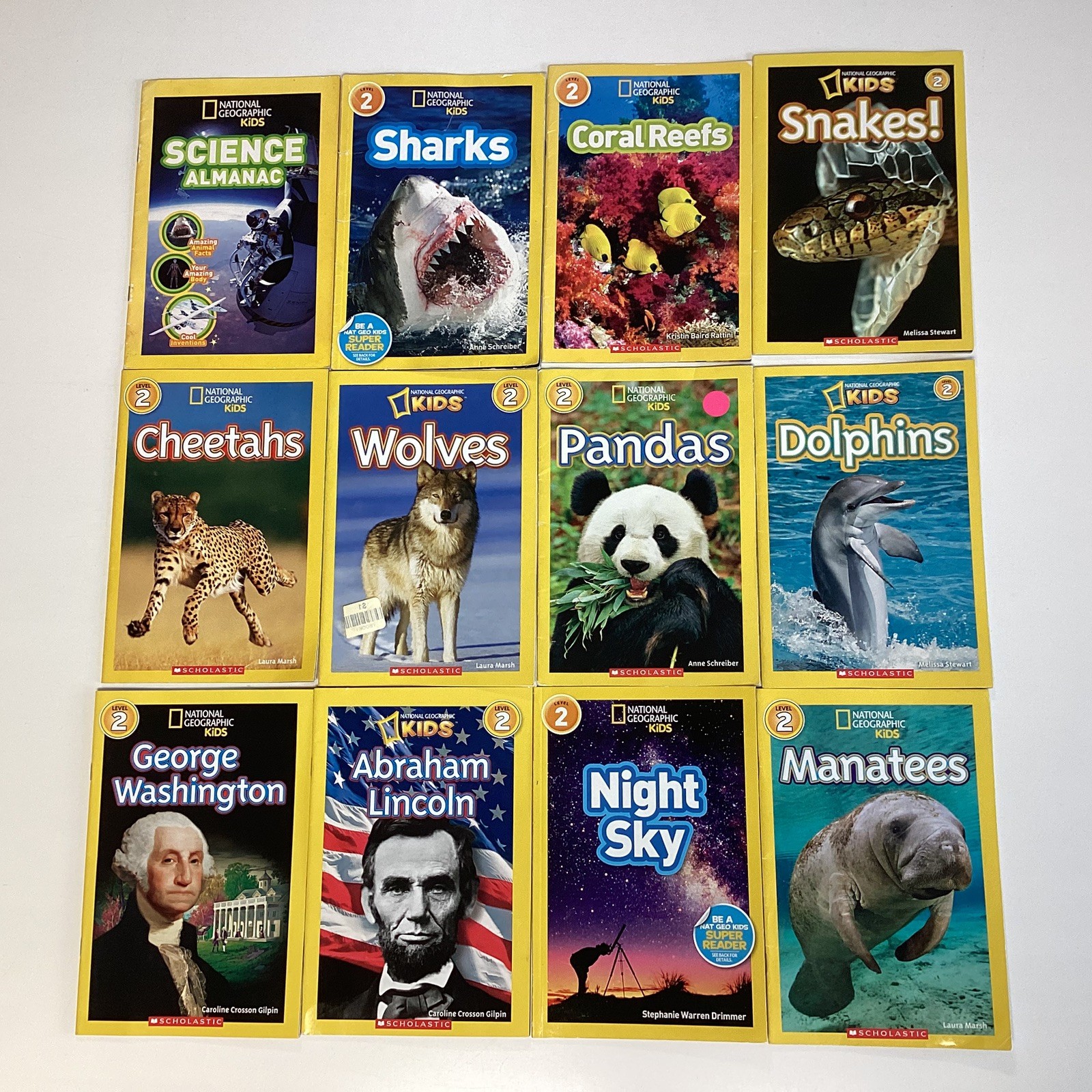 National Geographic Level 2 Science Readers 1st 2nd 3rd Grade 12 Book Lot