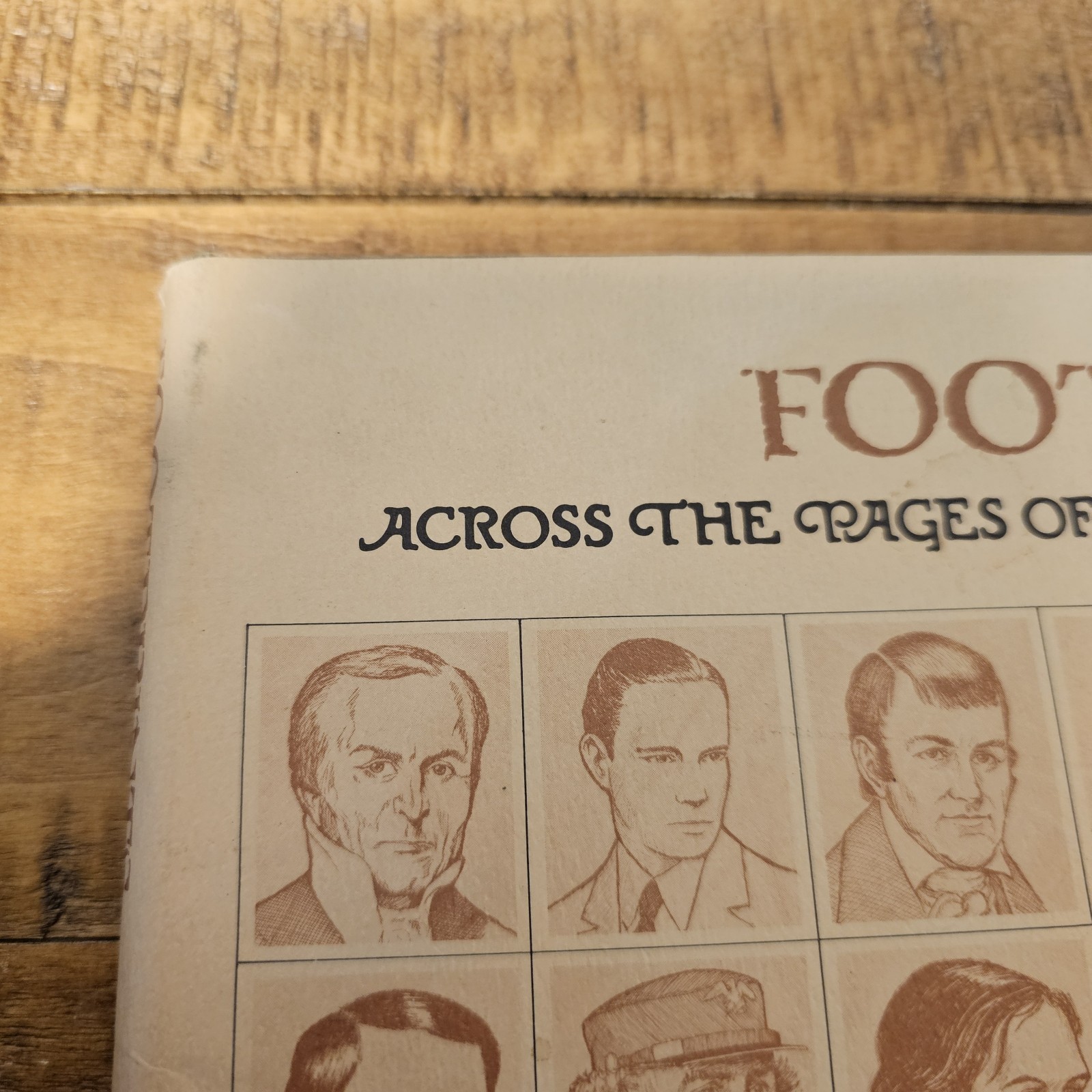 1976 Footprints Across The Pages of Tennessee History 24 Famous People HC