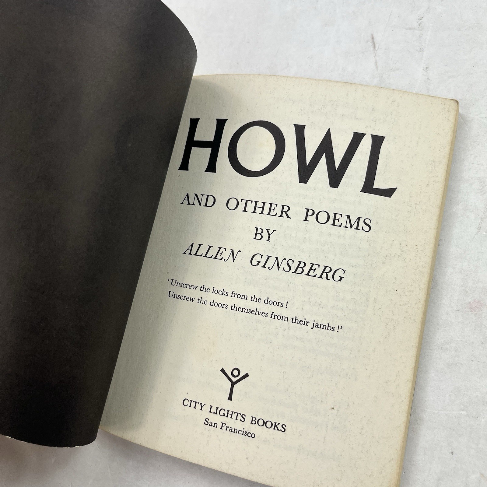 Howl and Other Poems by Allen Ginsberg 1959 24th Printing Pocket Poets Series