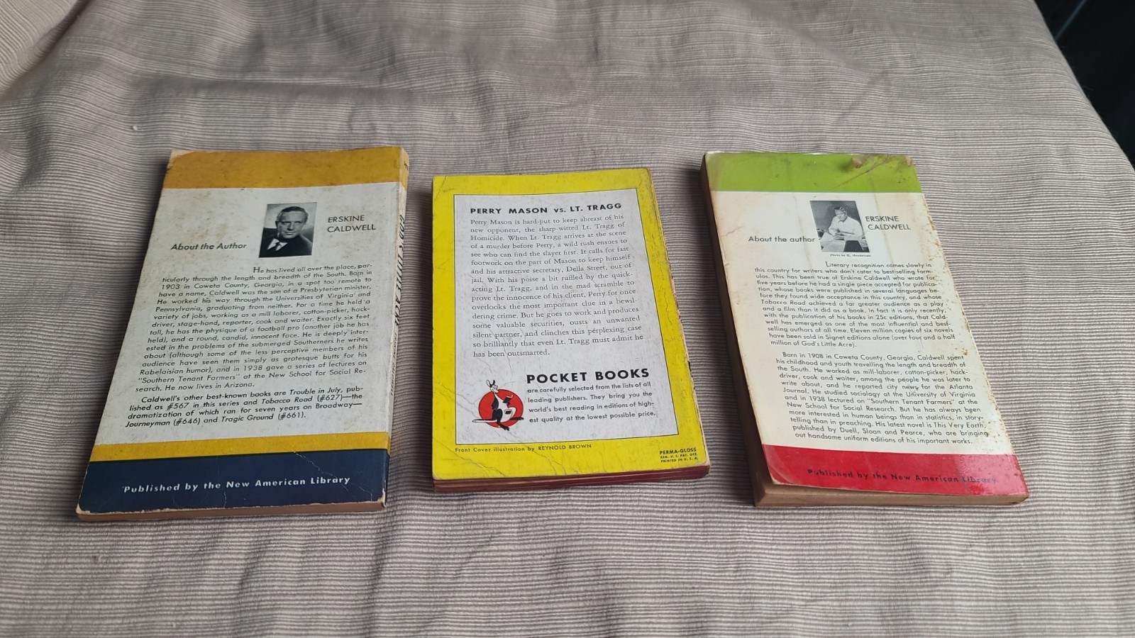 Collection of 1940s pocket paperback books – vintage mystery stories