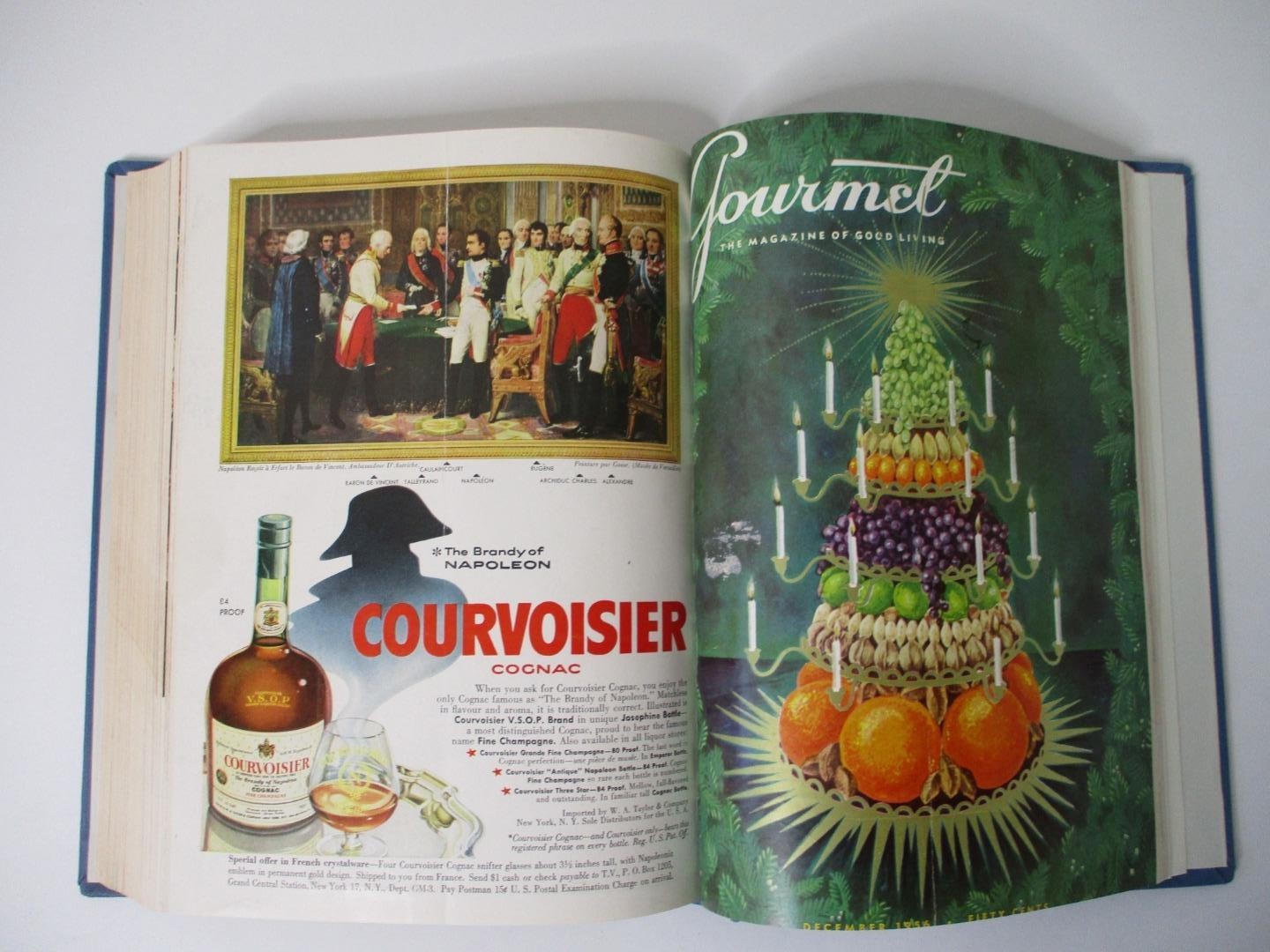 GOURMET, The Magazine of Good Living; Vol. 16 – 1956 – 12 Issues in a Hardcover