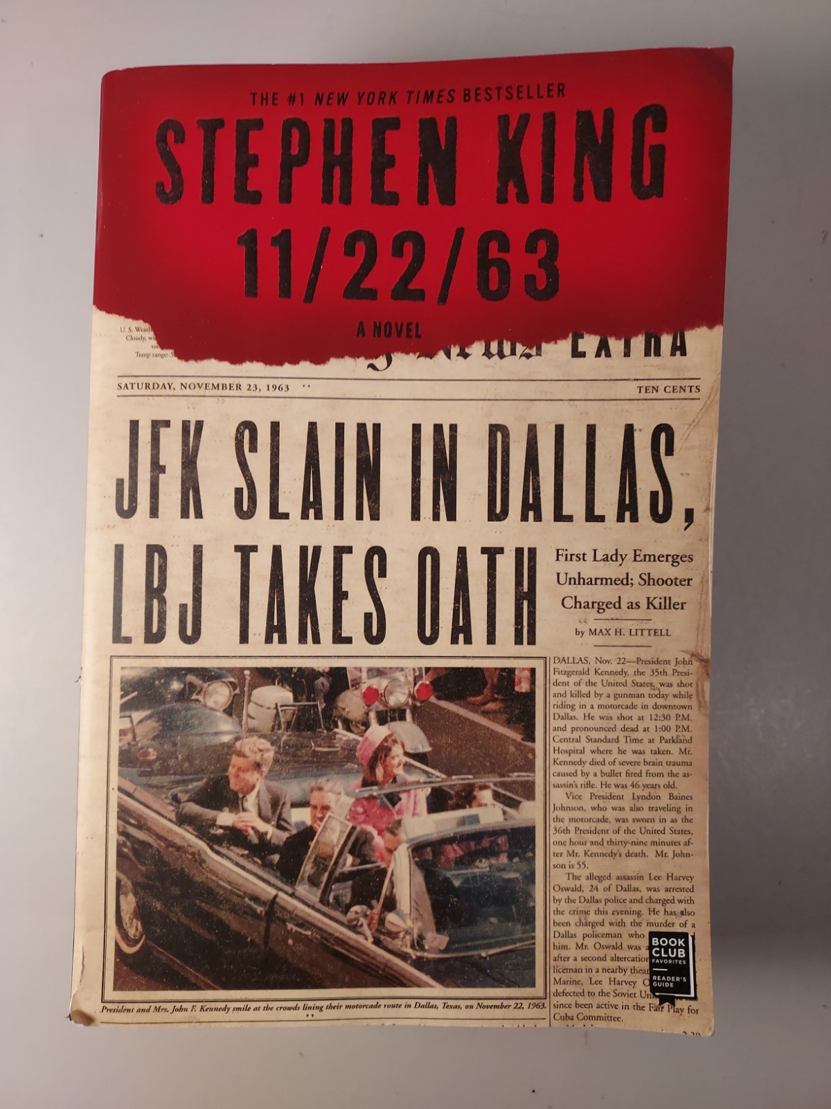 11/22/63: A Novel – paperback King, Stephen