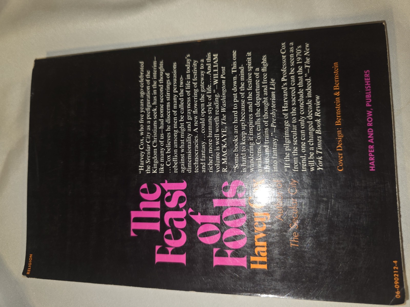 Feast of Fools by Harvey G. Cox Paperback