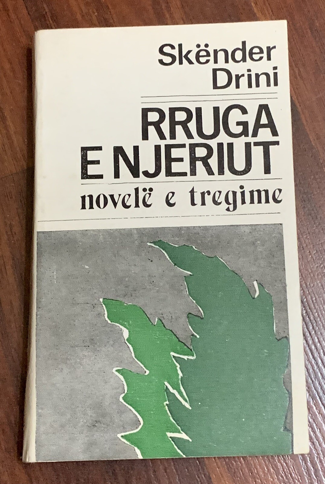 OLD ALBANIAN BOOK-NOVELE E TREGIME-RRUGA E NJERIUT-SKENDER DRINI-1990-380 pages