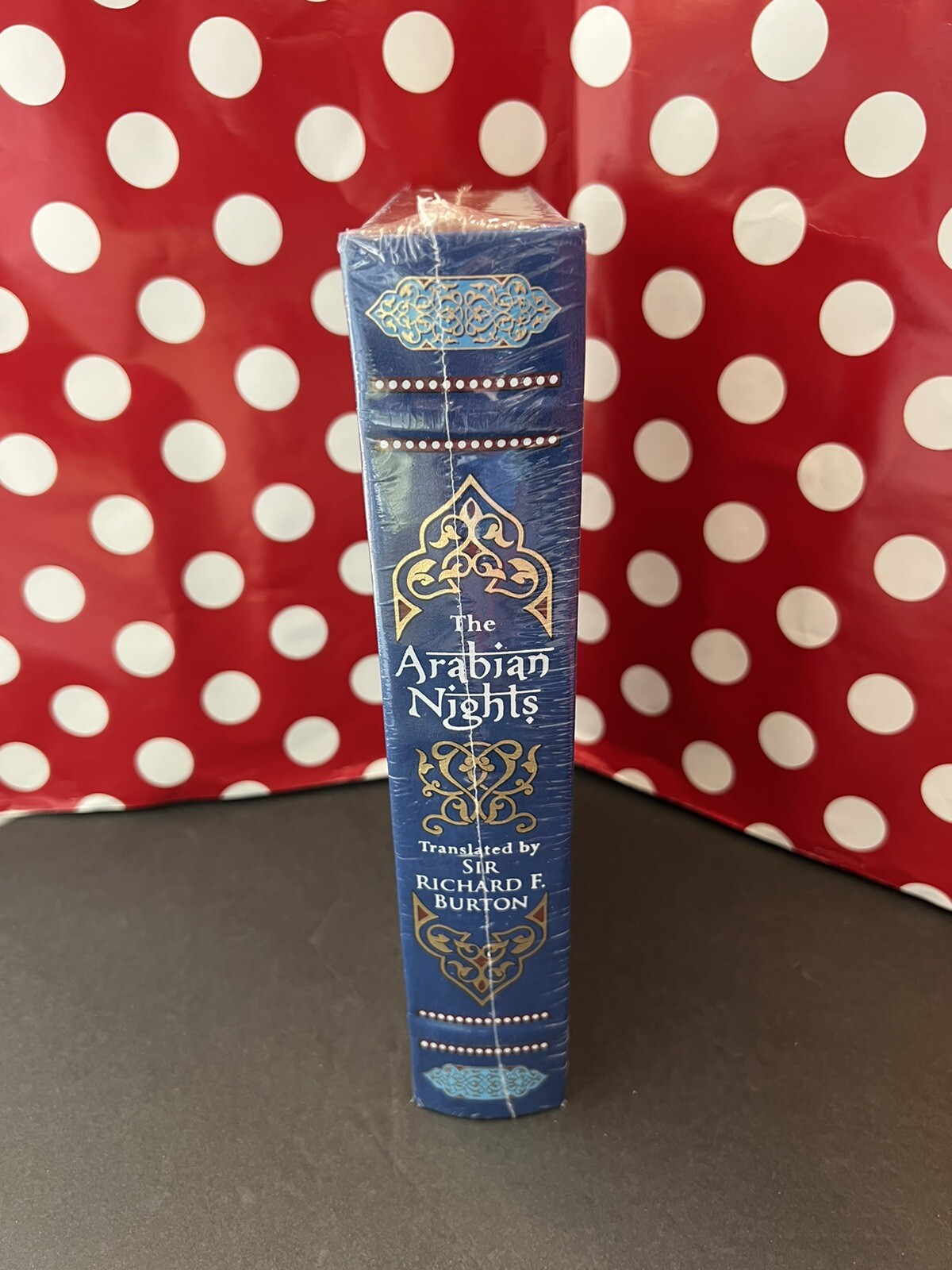 THE ARABIAN NIGHTS translated by Richard Burton HC BONDED LEATHER New in Plastic