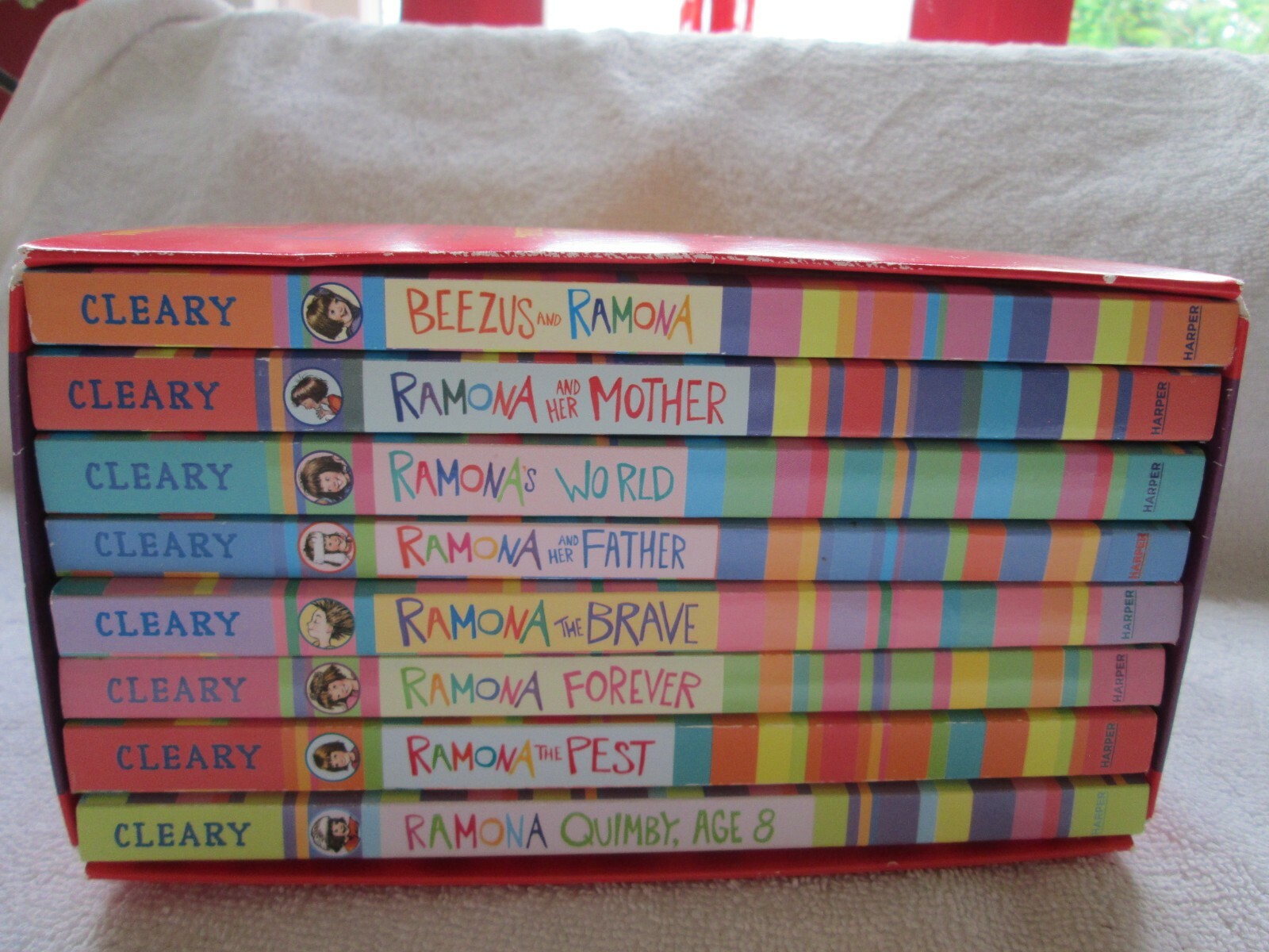 complete Ramona collection, 8 books, 2013 Harper-Collins childrens in package