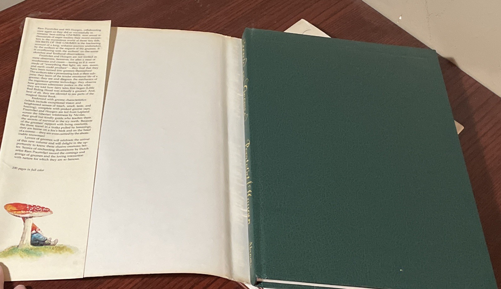 Gnomes, Secrets of the Gnomes 2 HC DJ Books Poortvliet Huygen 1977 1982