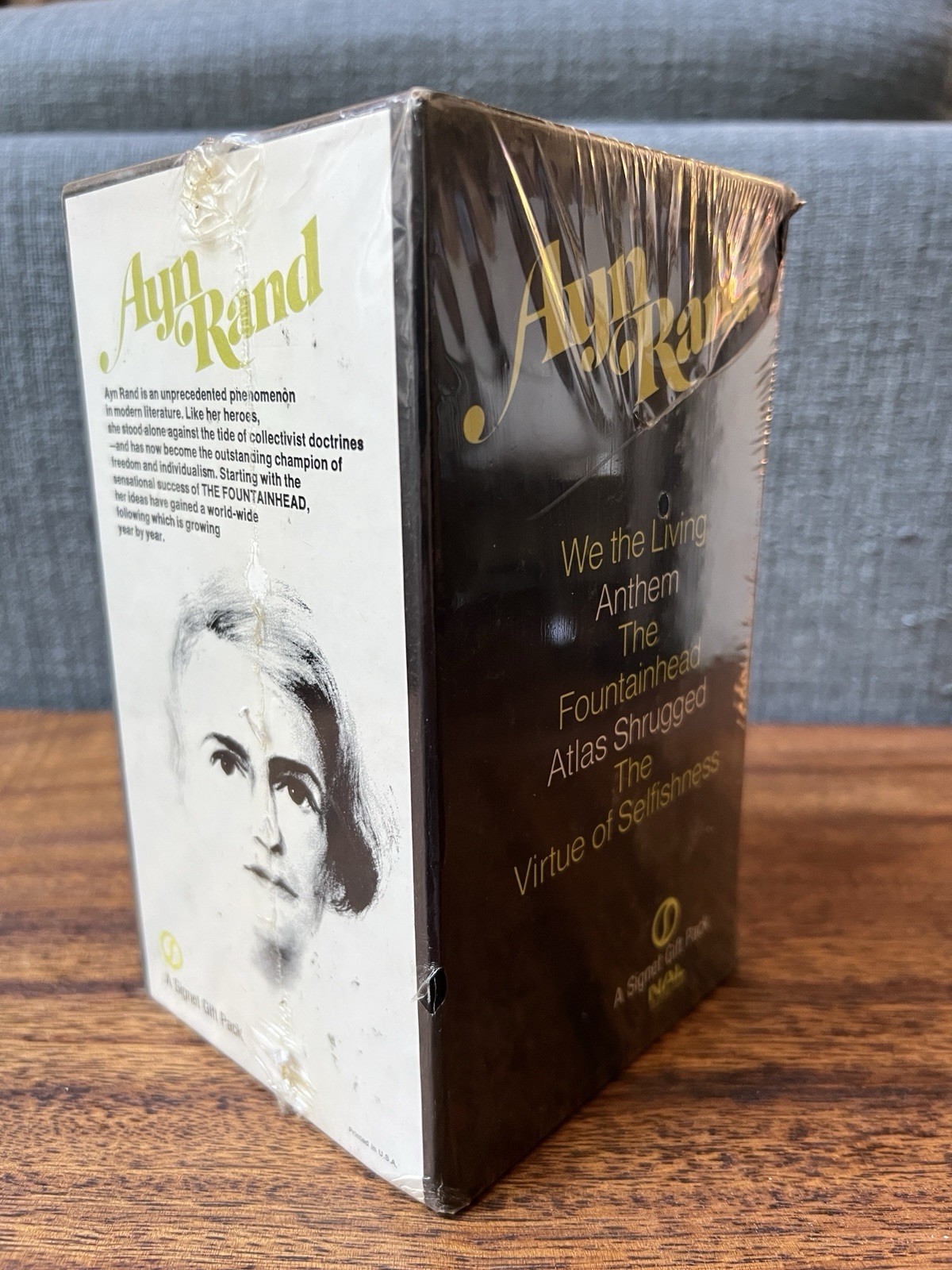Ayn Rand A Signet Gift Pack 5 Books Set SEALED VINTAGE Rare *REaD* Fountainhead