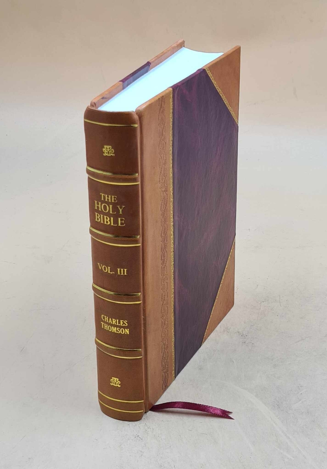 The Holy Bible Containing The Old And New Covenant Commonly Call [Leather Bound]