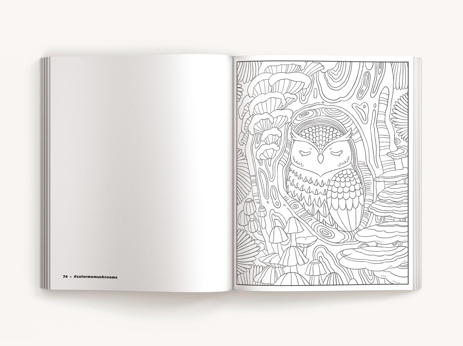 Color Me Mushrooms: A Funky Fungi Coloring Book (Color Me Coloring Books)