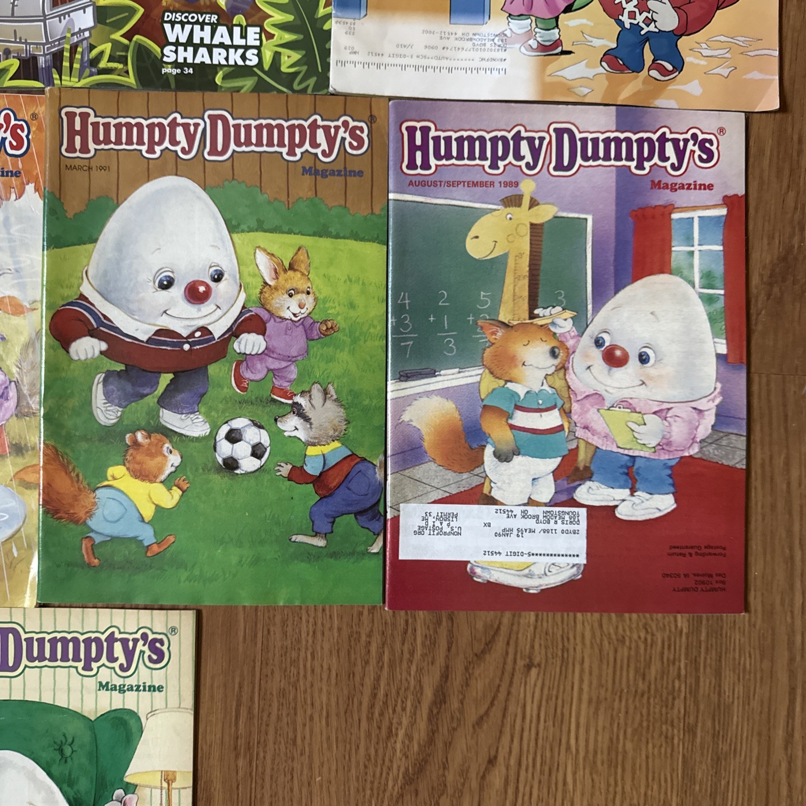 Lot of 11 Humpty Dumpty’s Magazine for Kids – 1980s, 1990s & 2000s Issues VTG