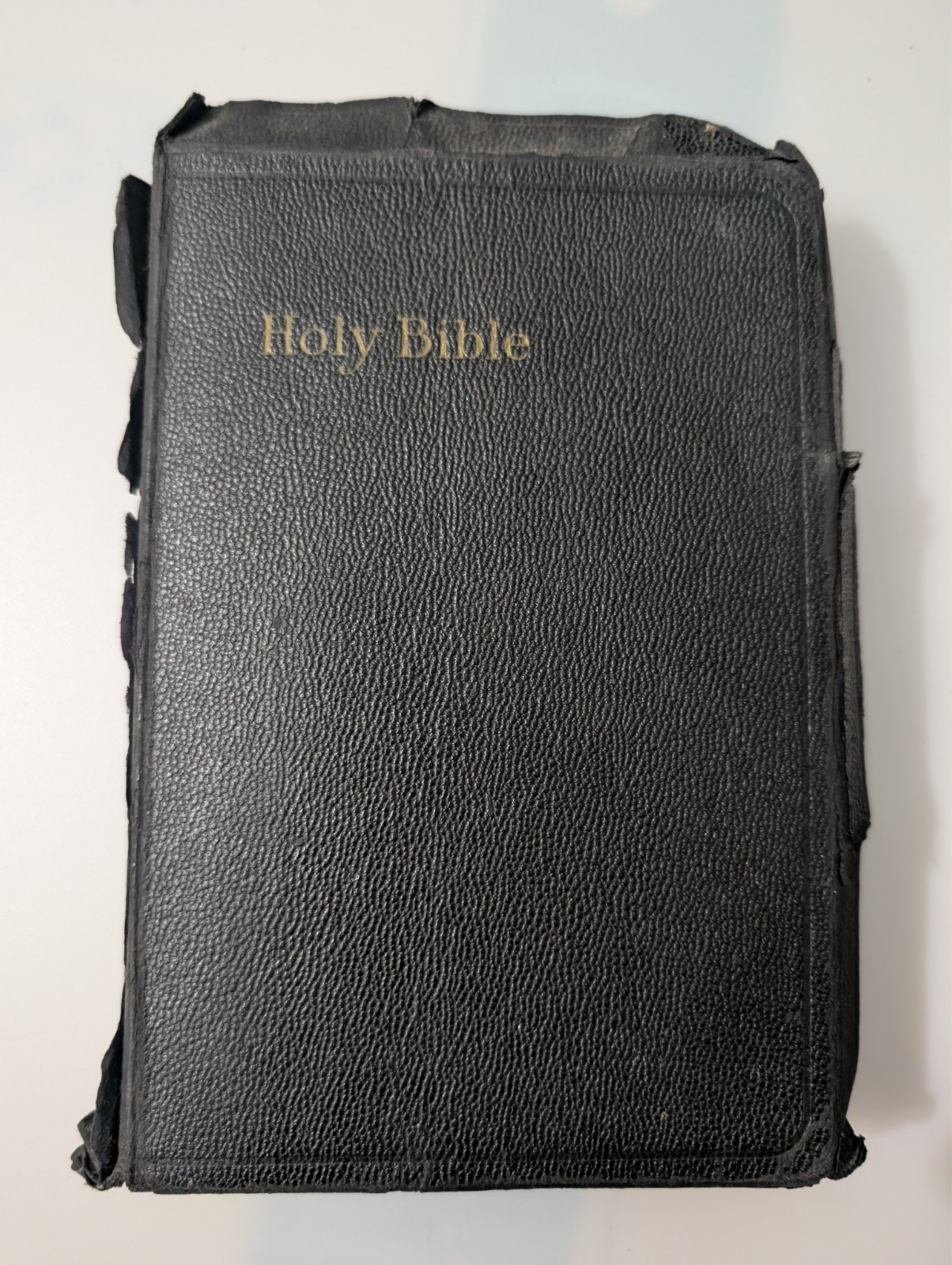 Vintage Holy Bible Illustrated With the Words of Christ Printed in Red (1940’s)
