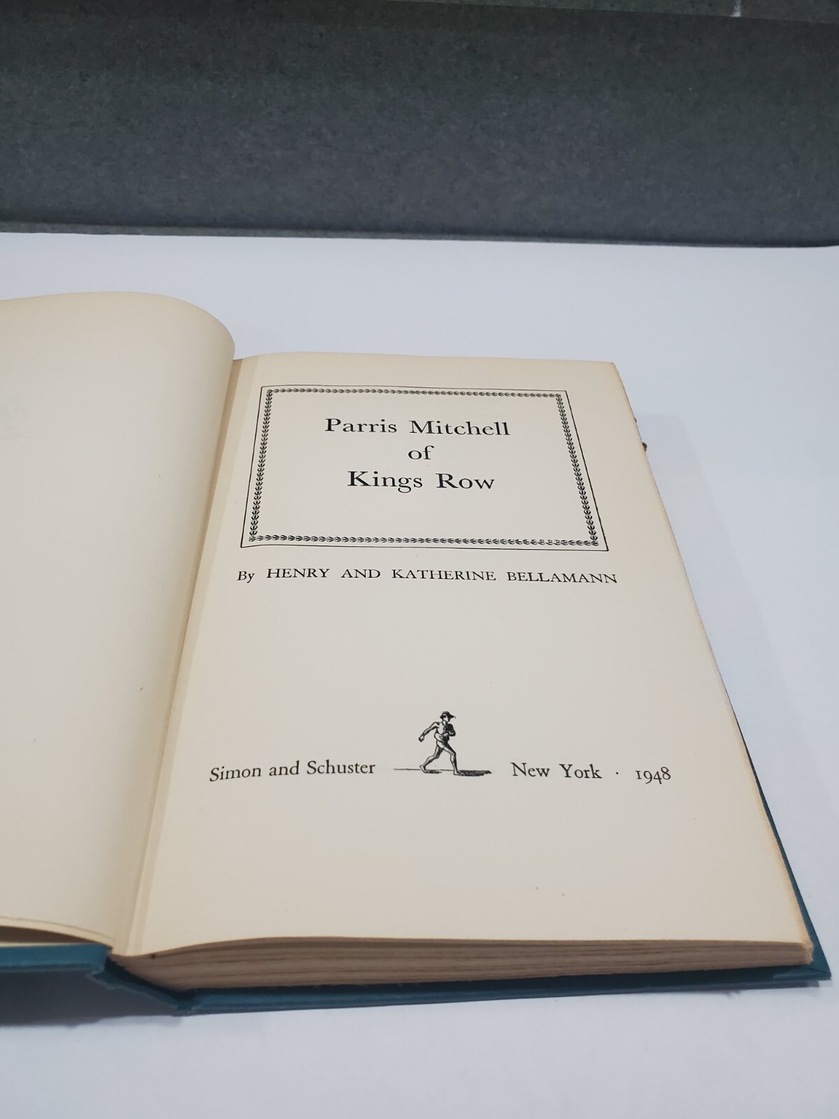 Parris Mitchell of Kings Row, by Henry and Katherine Bellamann, 1948, Hardback