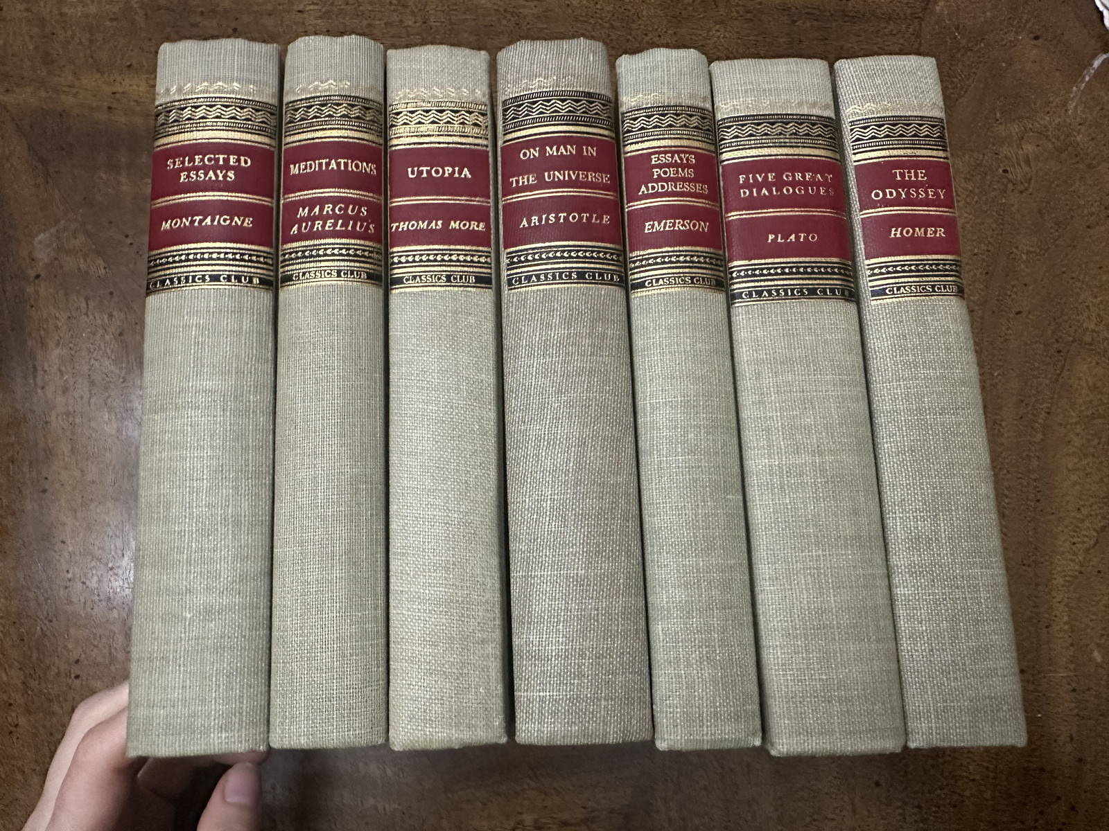 Walter J Black Classics Club Lot of 7 Philosophy Literature Poetry Essays 1940s