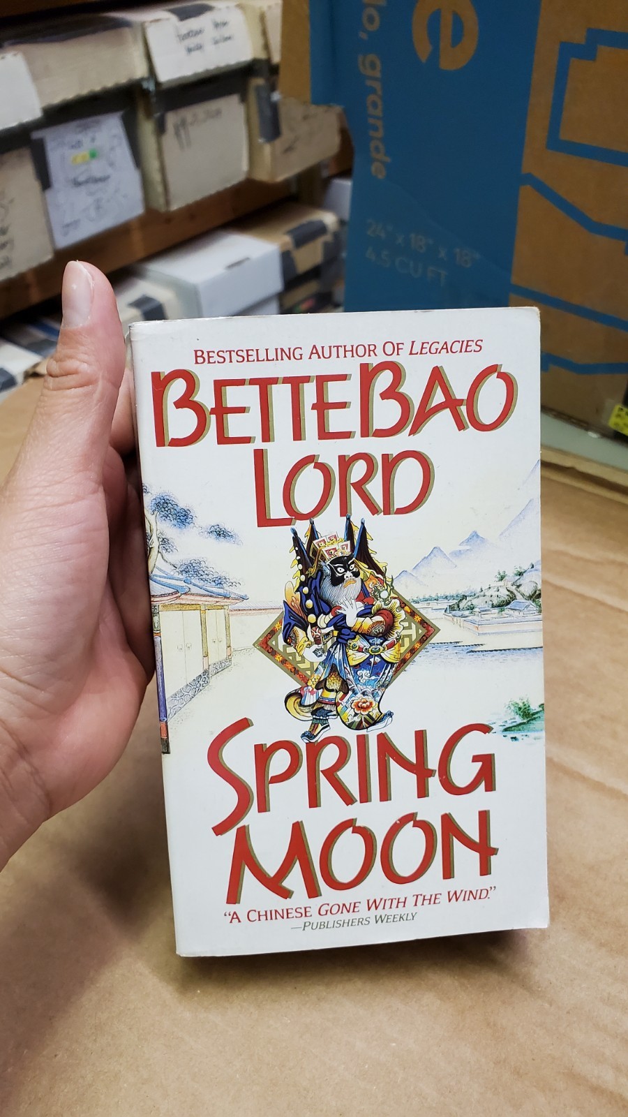 Spring Moon By Bette Bao Lord Harper Torch Suspense 2001 A Novel of China