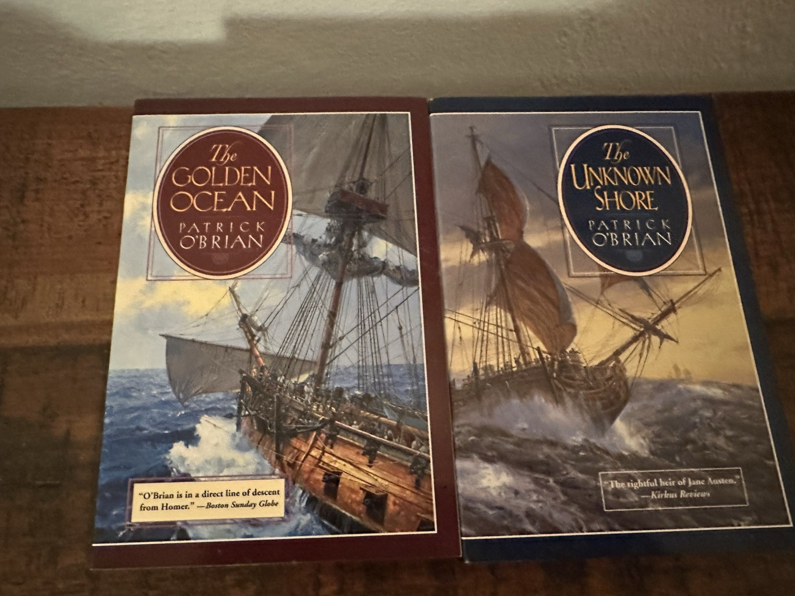 Patrick O’Brian Book Lot: The Golden Compass & The Unknown Shore
