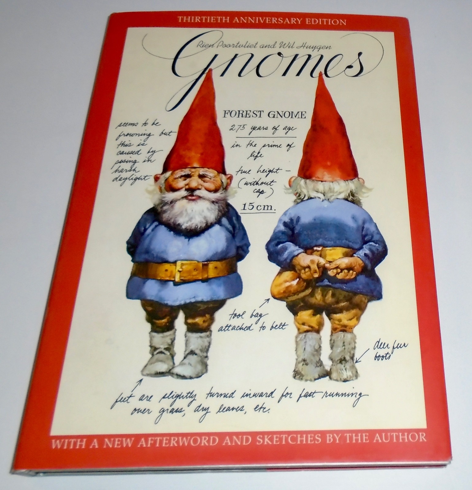 GNOMES BOOK By WIL HUYGEN & ILLUSTRATED BY RIEN POORTVLIET, 30th Anniversary Ed.