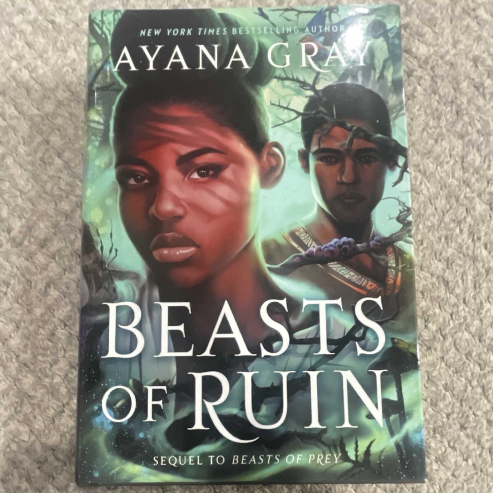 Ayana Gray Beasts of Ruin Hardcover 2022 Young Adult Fantasy Beasts of Prey