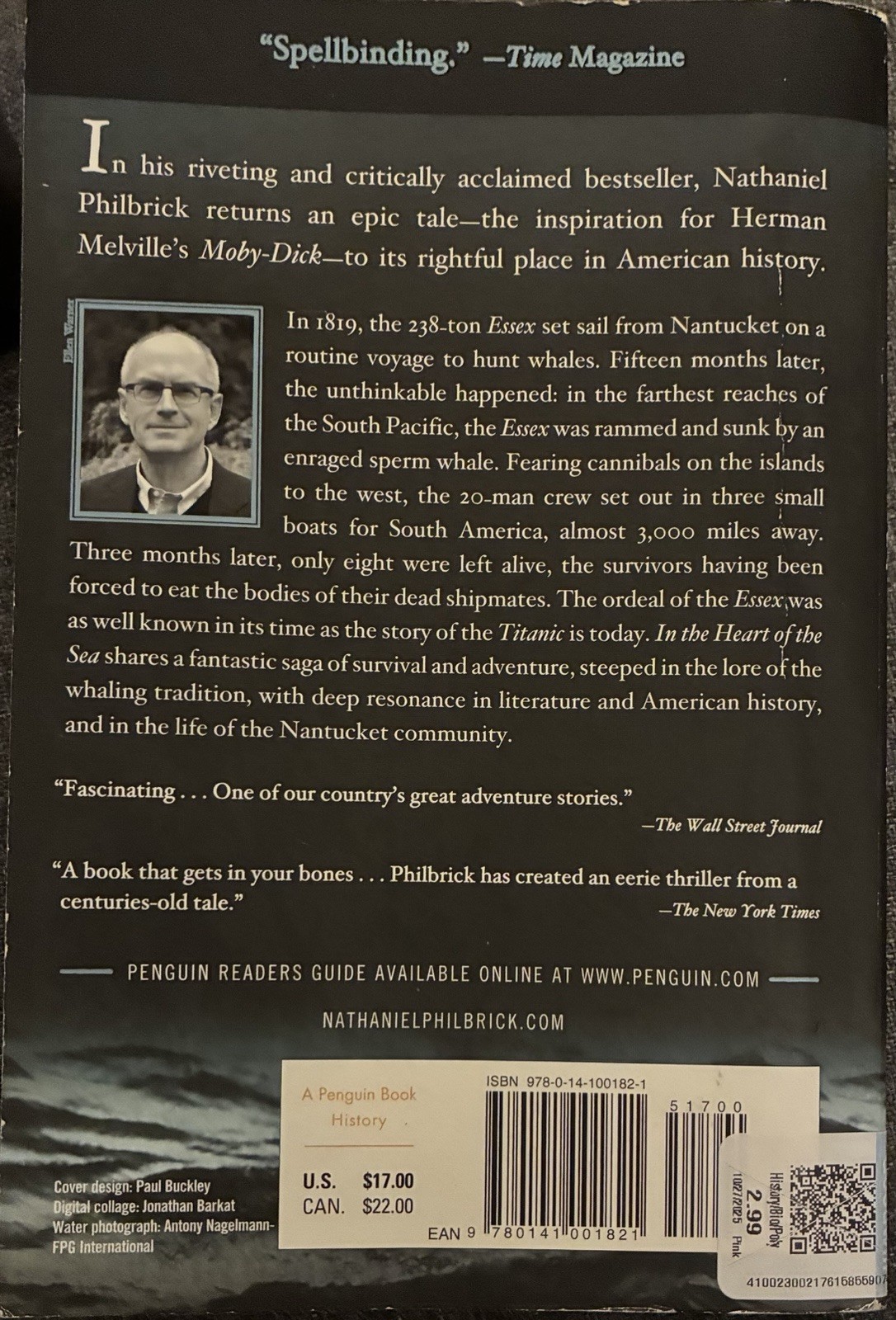 In the Heart of the Sea: The Tragedy of the Whaleship Essex – Paperback