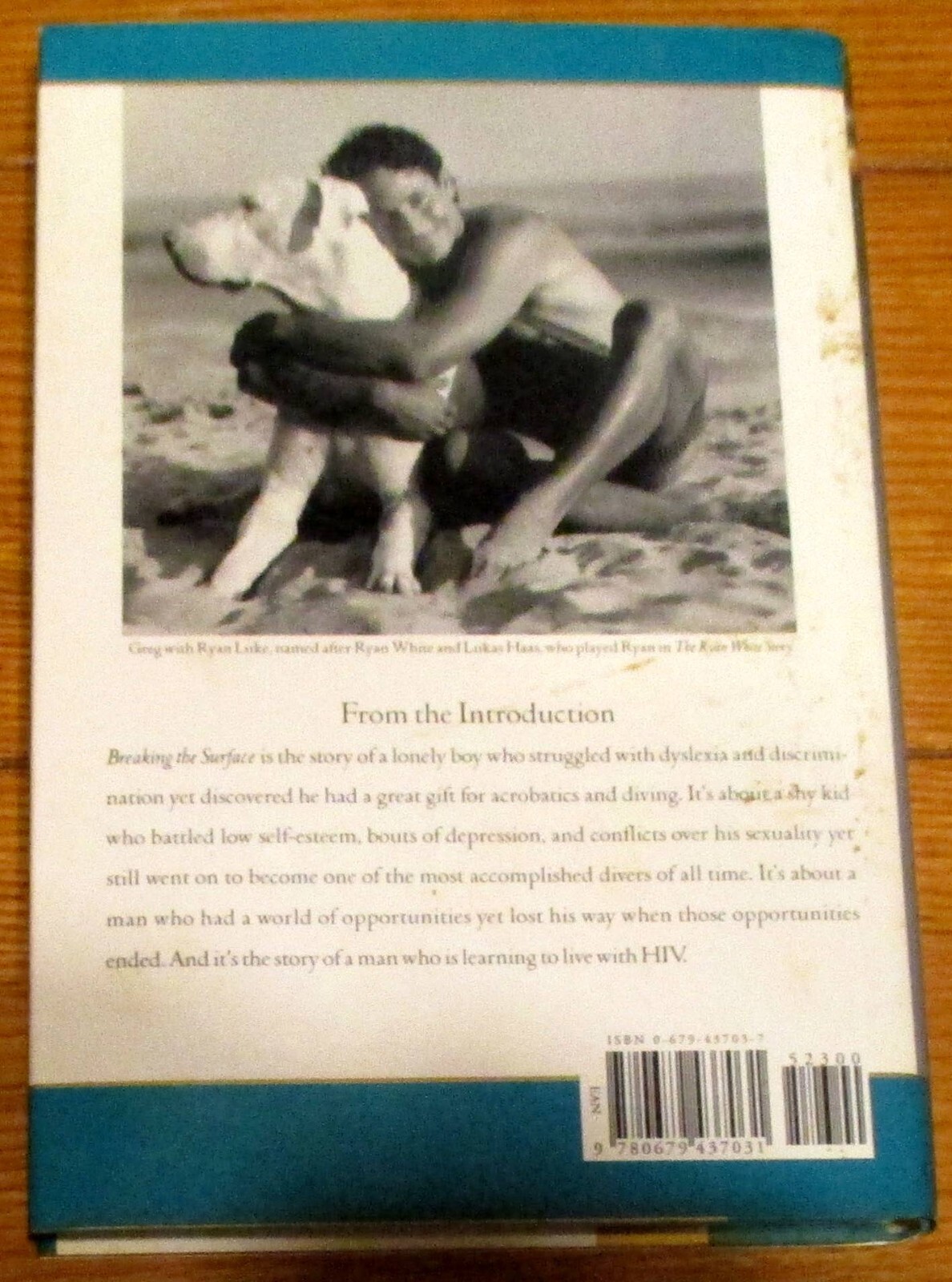 1995 Breaking The Surface by Greg Louganis SIGNED Hardcover Book D/J 290 Pages