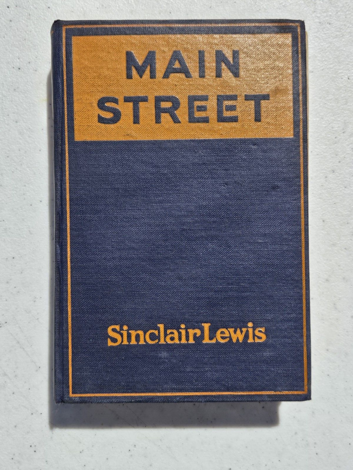 Main Street by Sinclair Lewis USED hardback 1921 Harcourt, Brace and Company